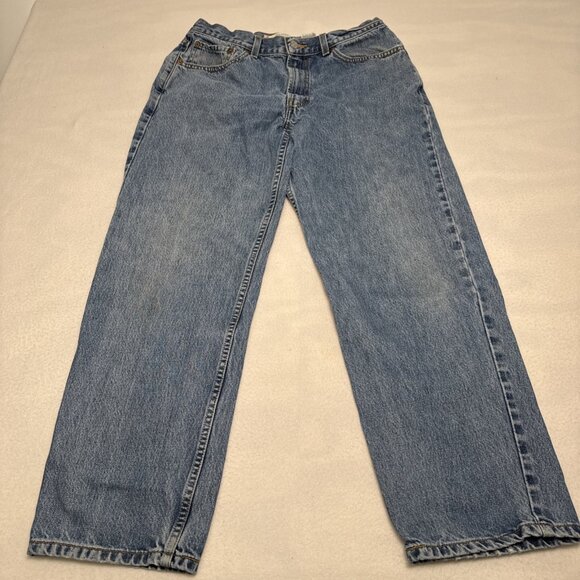 Levis 550 Relaxed Fit Jeans Men's Size 34x30 Blue Medium Wash 100% Cotton - Picture 1 of 11